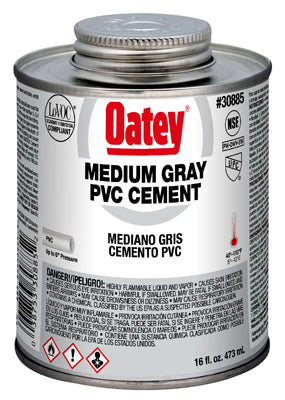 Hardware store usa |  16OZ GRY MED Cement | 30885V | OATEY COMPANY
