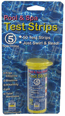 Hardware store usa |  50CT 5Fact Test Strip | 00-IT490 | JED POOL TOOLS INC