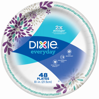 Hardware store usa |  Dixie 48PK 8x1/2 Plates | 15289 | GEORGIA PACIFIC CORPORATION