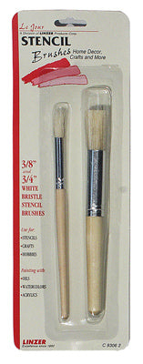 Hardware store usa |  2PC Stencil Brush Set | C 9306 2 | LINZER/AMERICAN BRUSH