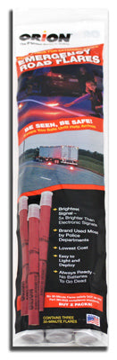 Hardware store usa |  3PK 30MIN Road Flare | 3073 | ORION SAFETY PRODUCTS