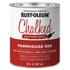 Hardware store usa |  30OZ RED Chalked Paint | 329211 | RUST-OLEUM