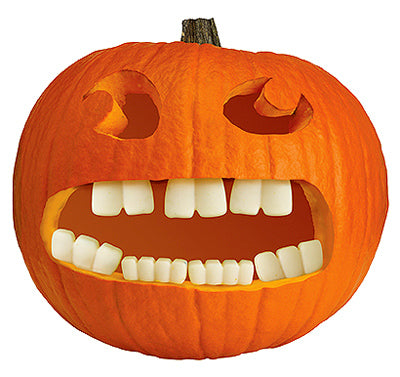 Hardware store usa |  Glow Pumpkin Teeth Set | 94684B | EASTER UNLIMITED