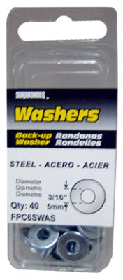 Hardware store usa |  40PK STL Washer | FPC6SWAS | FPC CORPORATION