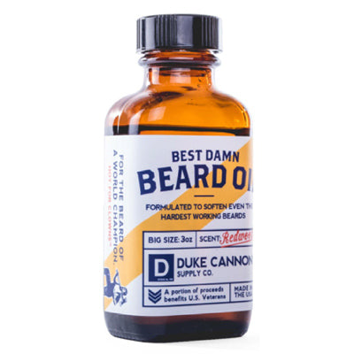 Hardware store usa |  3OZ Redwood Beard Oil | BDOIL1 | DUKE CANNON SUPPLY COMPANY