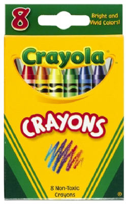 Hardware store usa |  8CT Crayons In Tuck Box | 52-3008 | CRAYOLA LLC