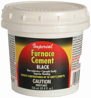 Hardware store usa |  8OZ BLK Furnace Cement | KK0077-A | IMPERIAL MFG GROUP USA INC