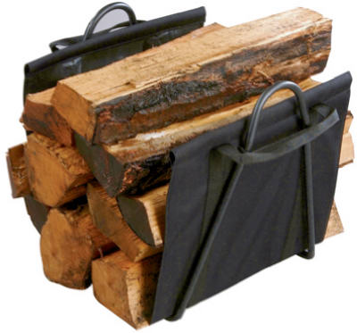 Hardware store usa |  Fireplace BLK Log Tote | 15216 | PANACEA PRODUCTS CORP