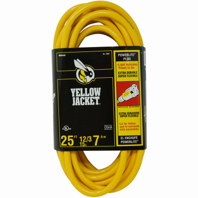 Hardware store usa |  25 YEL JKT EXT Cord | 2883 | SOUTHWIRE/COLEMAN CABLE