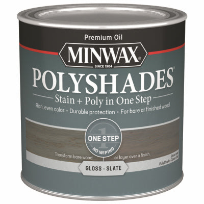 Hardware store usa |  1/2PT Slate Polyshade | 214984444 | MINWAX COMPANY, THE