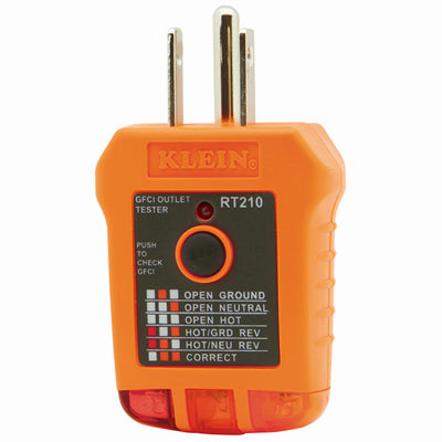 Hardware store usa |  GFCI Receptacle Tester | RT210 | KLEIN TOOLS
