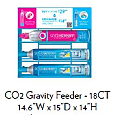 Hardware store usa |  18CT Gravity Feeder DSP | 9890757010 | SODASTREAM USA INC