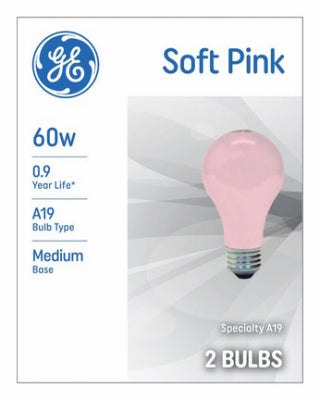 Hardware Store USA | GE2PK 60W PNK LGT Bulb