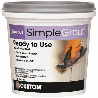 Hardware Store USA | QT GRY PreMix Grout