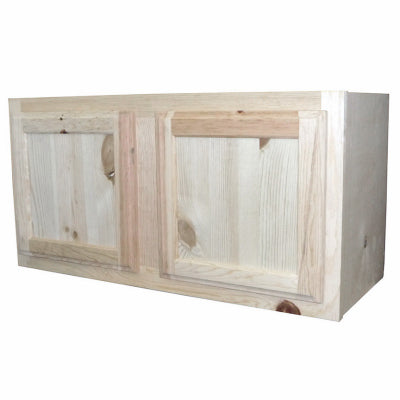 Hardware Store USA | 30x15 Pine Wall Cabinet