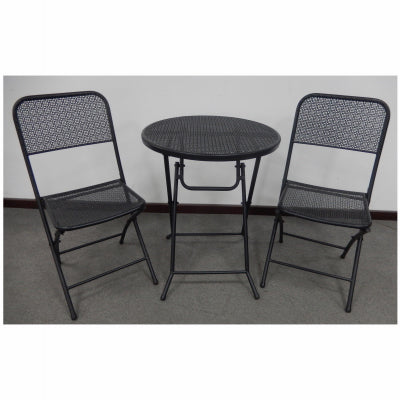 Hardware Store USA | FS 3PC BLK Bistro Set