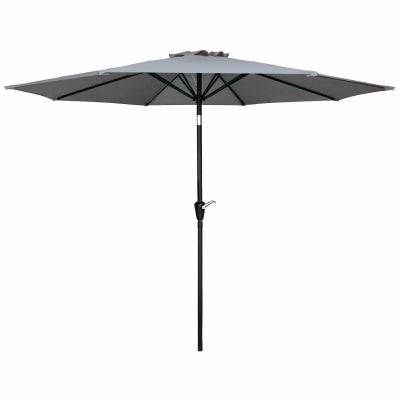 Hardware Store USA | FS 9' STL GRY Umbrella