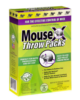 Hardware Store USA | 6PK2OZ Mouse Throw Pack | Pack Of 12