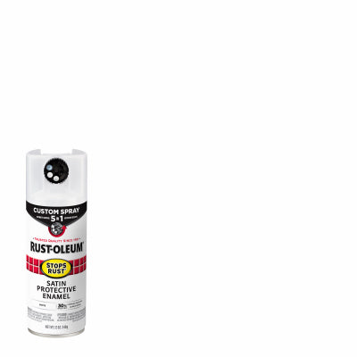 Hardware Store USA | 12OZ SATWHT Spray Paint