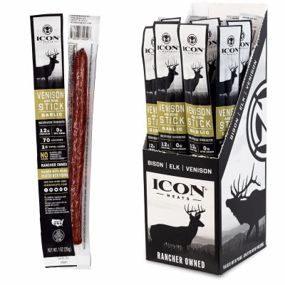 Hardware Store USA | 1OZ Garl Venison Stick | Pack Of 24