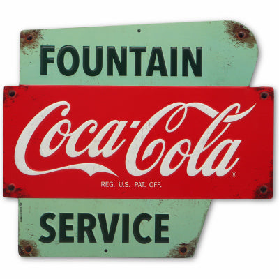 Hardware Store USA | 13x11 Coca Cola Sign | Pack Of 4