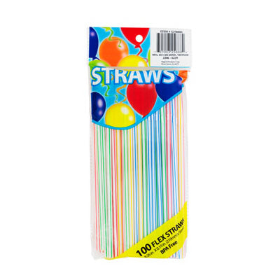 Hardware Store USA | 100CT Flex Straws