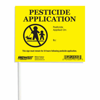 Hardware Store USA | 10PK Pesticide Sign