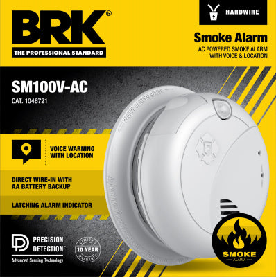 Hardware Store USA | 120V AC/DC Smoke Alarm