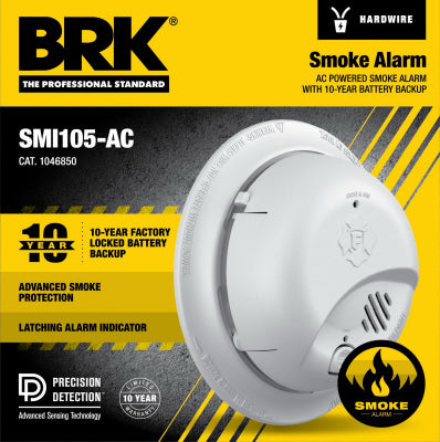 Hardware Store USA | 10YR WHT Smoke Alarm