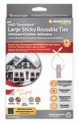 Hardware Store USA | 12CT LG Ties Stick Clip