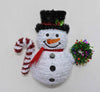 Hardware Store USA | 2D Opal Snowman Wreath | Pack Of 6