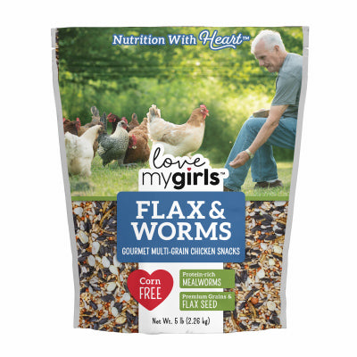 Hardware Store USA | 5LB Flax&Worms Treat