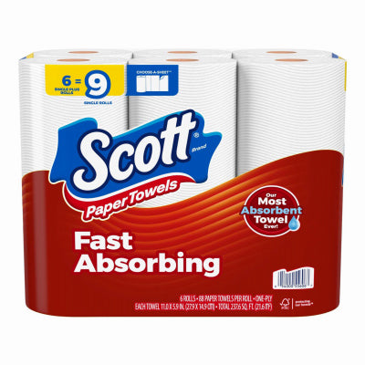 Hardware Store USA | 6PK Scott Paper Towels