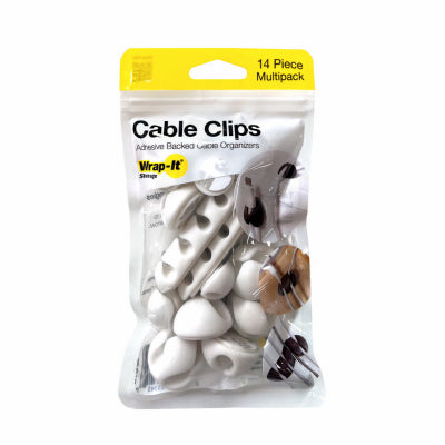 Hardware Store USA | 14PK WHT Cable Clips