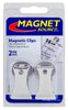 Hardware Store USA | 2PK CHR Magnet Clip