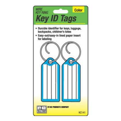 Hardware Store USA | 2PK Key Tag/Wire Ring | Pack Of 5