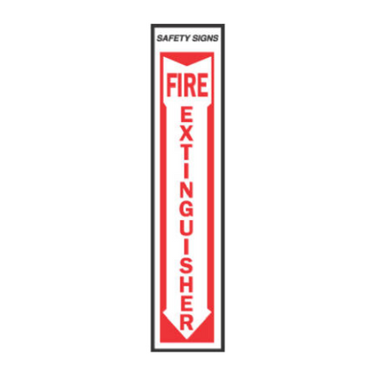 Hardware store usa |  4x18 Fire Extingui Sign | 840204 | HILLMAN FASTENERS
