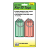 Hardware Store USA | 2PK Key Tag/Split Ring | Pack Of 12