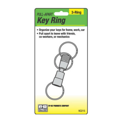 Hardware Store USA | 3WY PullApart KeyHolder | Pack Of 5