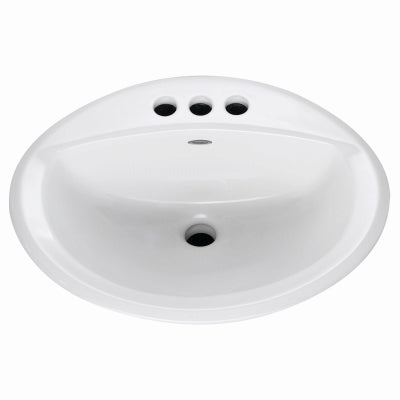 Hardware Store USA | 20x17 WHT Oval BathSink