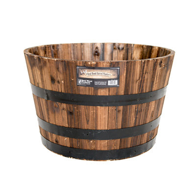 Hardware Store USA | Acacia Barrel Planter