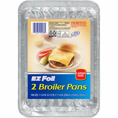 2PK EZFoil Broiler Pans