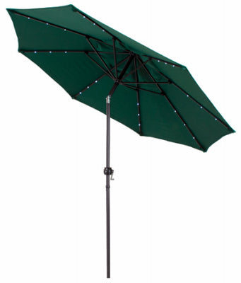 Hardware Store USA | FS 9' HGRN LED Umbrella