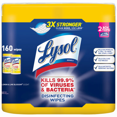 Hardware Store USA | 2PK 80 CT Lysol Wipes