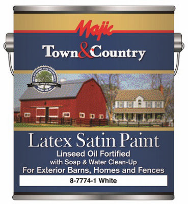 Hardware Store USA | Majic GAL WHT Sat Paint | Pack Of 4