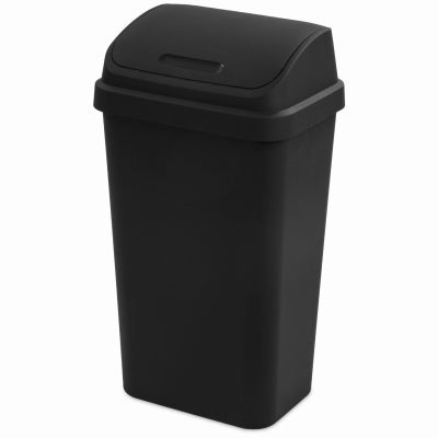 Hardware Store USA | 13GAL BLK Swing Can | Pack Of 4