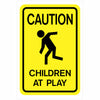 12x18Children Play Sign