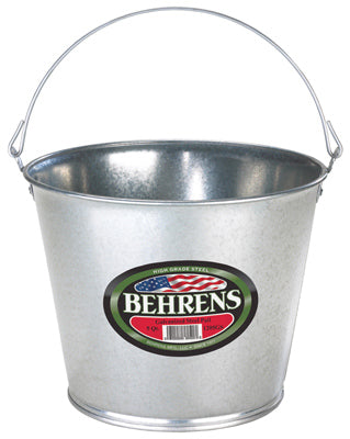 Hardware Store USA | 5QT Galv STL Pail