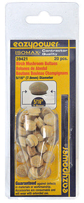 Hardware Store USA | 20PK 5/16 Mushroom Plug