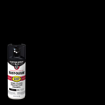 Hardware Store USA | 12OZ SG BLK Spray Paint